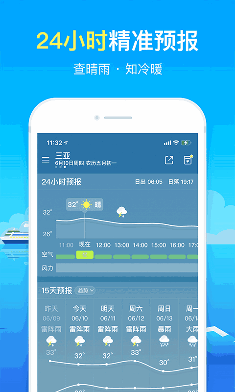 精准天气预报